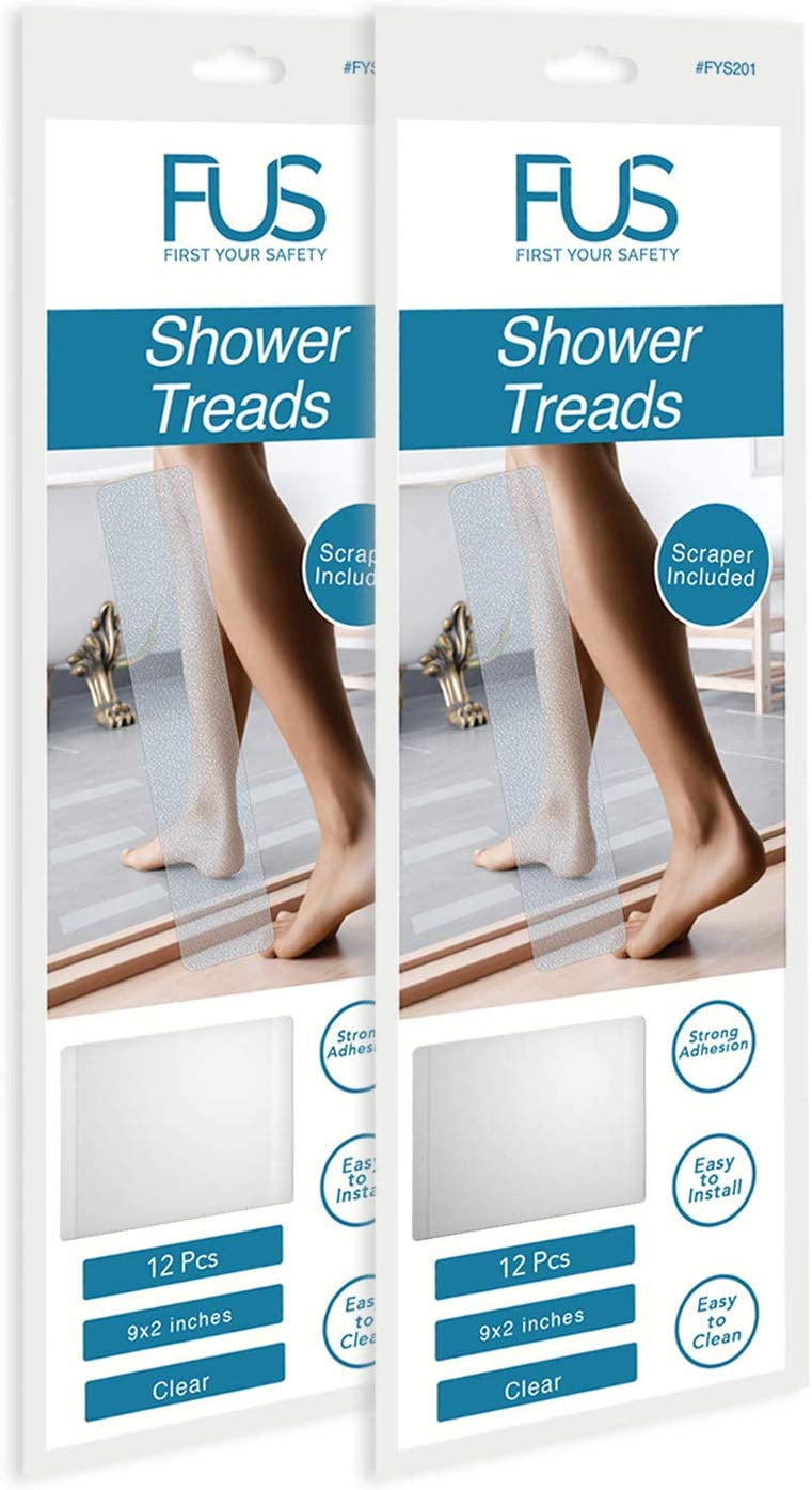Bathtub Stickers NonSlip Shower Treads 12 Anti Slip Traction Grip