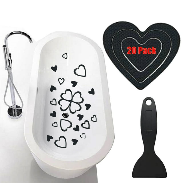 iPstyle NonSlip Bathtub Stickers, Adhesive AntiSlip Bath Treads