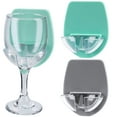 thumbnail image 1 of Bathtub Wine Glass Holder, 2pcs Shower Bath Cup Holder for Beer & Wine, Portable Cupholder for Shower Drink in Bathroom, 1 of 5