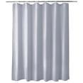 thumbnail image 1 of Bathway Fabric Shower Curtain Liner, Gray Shower Curtain Liner with 2 Magnets, 70 x 72 Inches, Cloth Shower Liner Waterproof Polyester, 85GSM, Easy Installation, Machine Washable, Blue Gray, 1 of 9