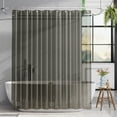 thumbnail image 1 of Bathway Shower Curtain Liner, 72"W x 84"L Waterproof PEVA Plastic Shower Curtain Liner for Bathroom with Magnets, Mold & Mildew-Resistant, Lightweight, Clear Black, 1 of 8