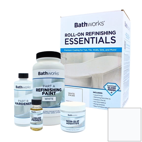 Bathworks Essentials Non-Slip Refinishing Kit (White) – BMRK-110