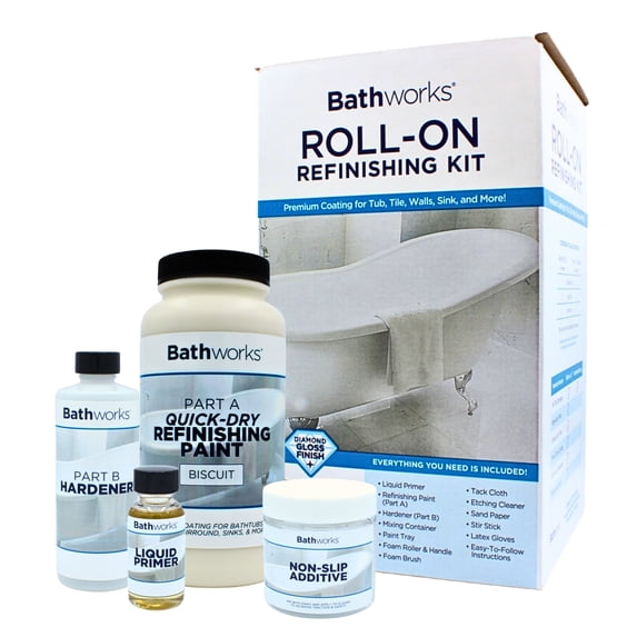 Bathworks Quick-Dry Non-Slip Refinishing Kit (Biscuit) – BWQD-002