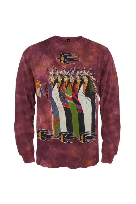 Batik Indians Long Sleeve T-Shirt - X-Large