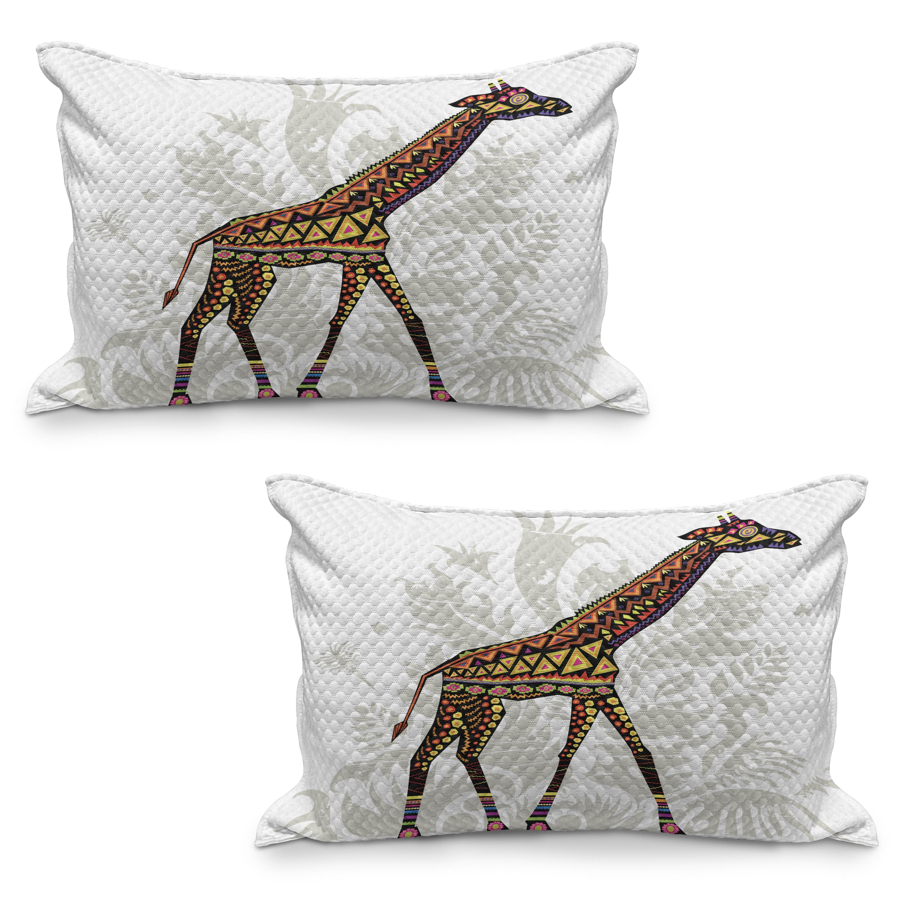 Serene Savannah Giraffe 3-Piece Quilted Bedding Set NCU0NNT300