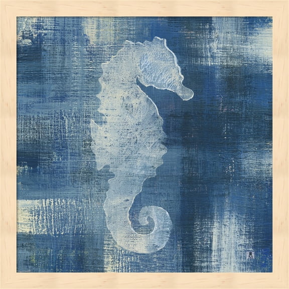 Batik Seas I by Studio Mousseau, Framed Wall Art, 13.25W x 13.25H