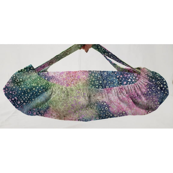 Batik Tie Dye Casserole Pan Cozy and Carrier by Penny's Needful Things (Pink Blue Green Spots)