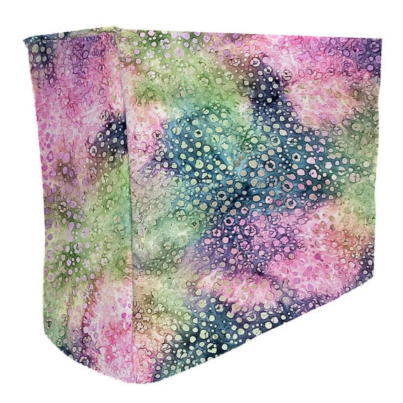 Batik Tie Dye Cover Compatible with Ninja Foodi Digital Air Fry Oven by Penny's Needful Things (Pink Blue Green Spots)