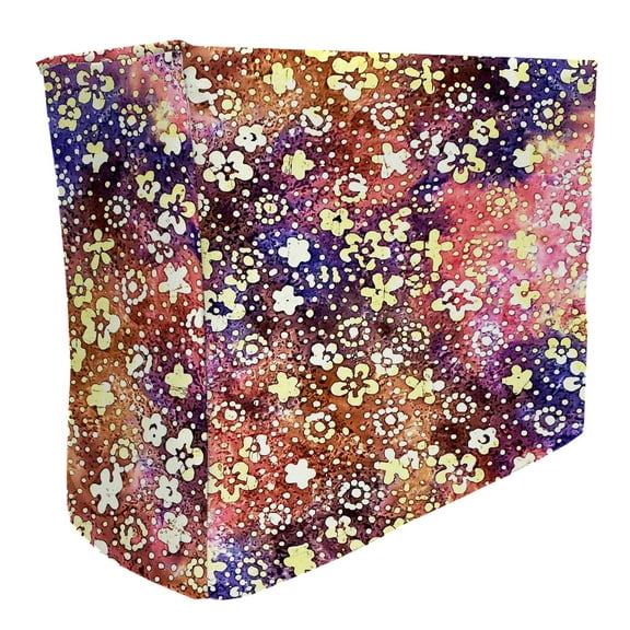 Batik Tie Dye Cover Compatible with Ninja Foodi Digital Air Fry Oven by Penny's Needful Things (Pink Purple Brown Floral)