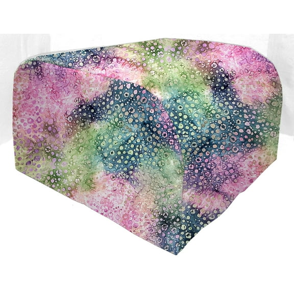 Batik Tie Dye Cover Compatible with Ninja Foodi Grill by Penny's Needful Things (Pink Blue Green Spots)