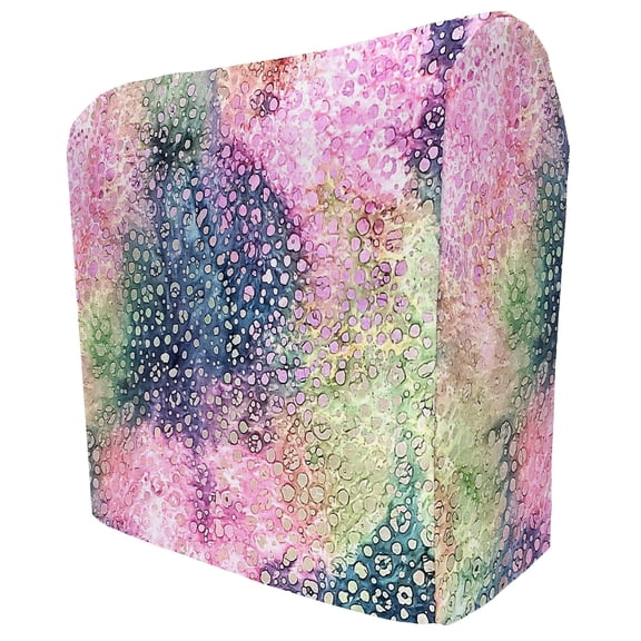 Batik Tie Dye Cover Compatible with Ninja Slushi Professional Frozen Drink Maker by Penny's Needful Things (Max) (Pink Blue Green Spots)