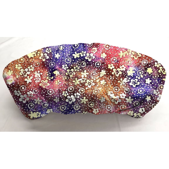 Batik Tie Dye Electric Skillet Cover by Penny's Needful Things (Pink Purple Brown Floral)