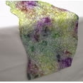 thumbnail image 1 of Batik Tie Dye Table Runner by Penny's Needful Things (6 Feet Long - SCALLOPED) (Purple Green Swirl), 1 of 2