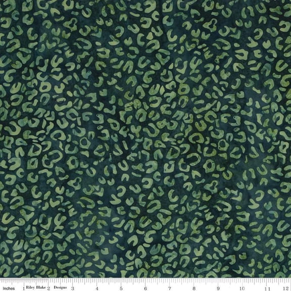 Batiks Elementals Sea Green (1yard)