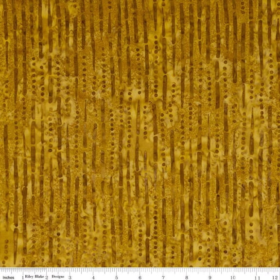 Batiks Elementals Turmeric (1yard)