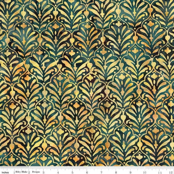 Batiks Landscape Floreale Stardust Splash (1yard)