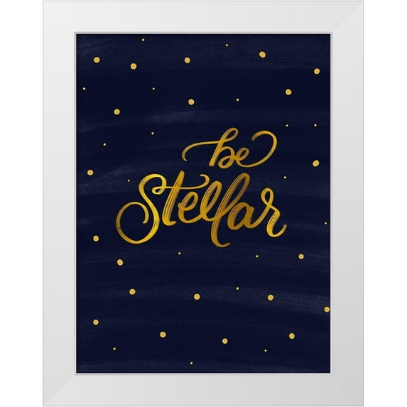 Batista, Dee 12x14 White Modern Wood Framed Museum Art Print Titled - Stellar
