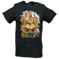 thumbnail image 1 of Batista Six Faces Mens Black T-shirt WWE, 1 of 3