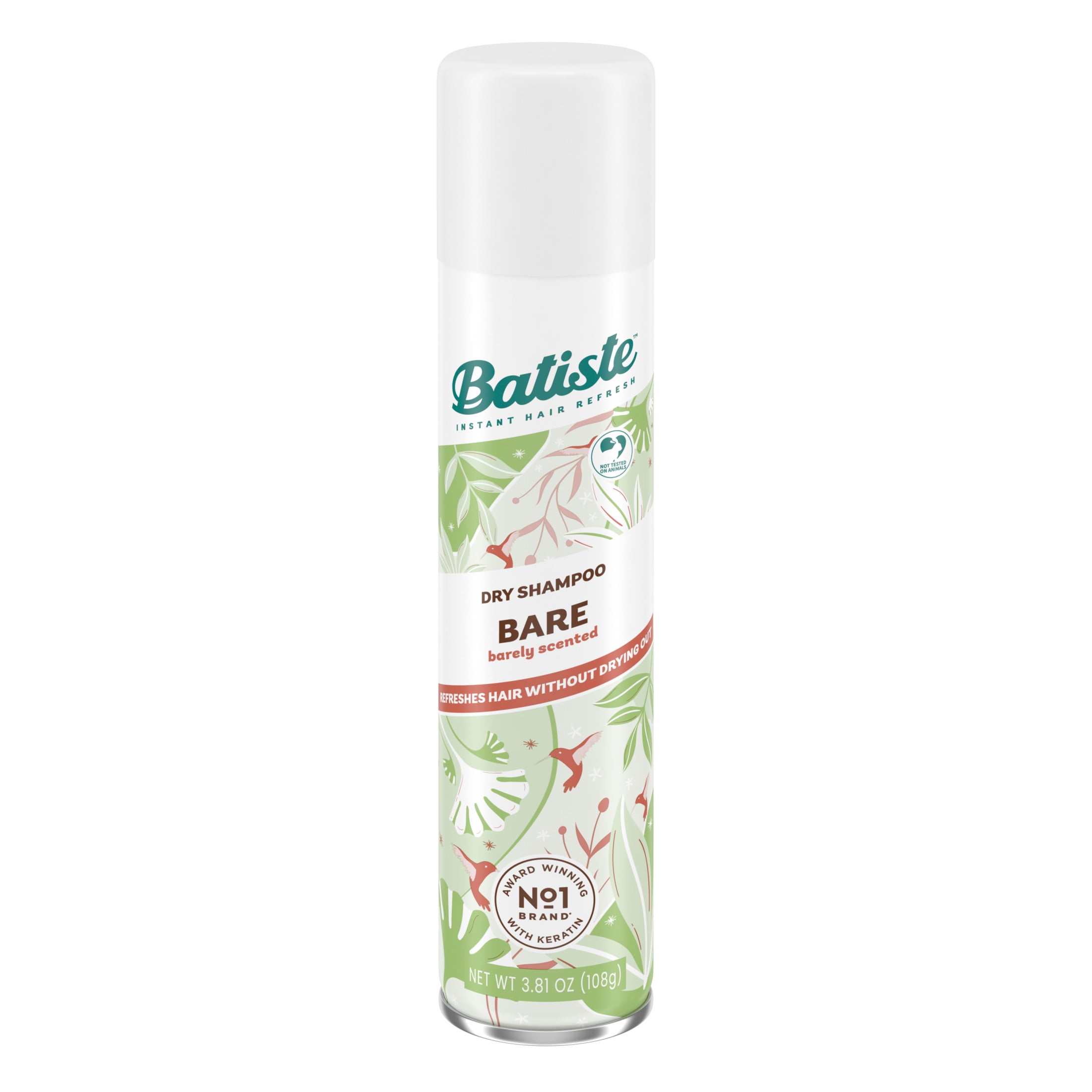 Batiste Dry Shampoo, Bare Fragrance, Barely Scented, 3.81 oz