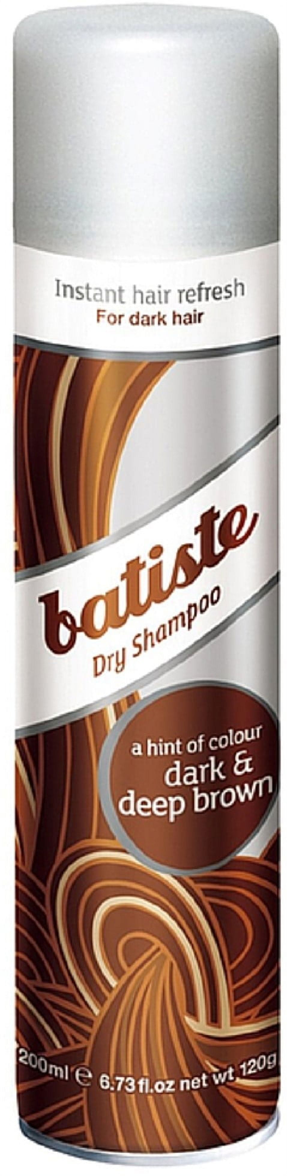 Batiste Dry Shampoo, Dark & Deep Brown 6.73 oz (Pack of 3)