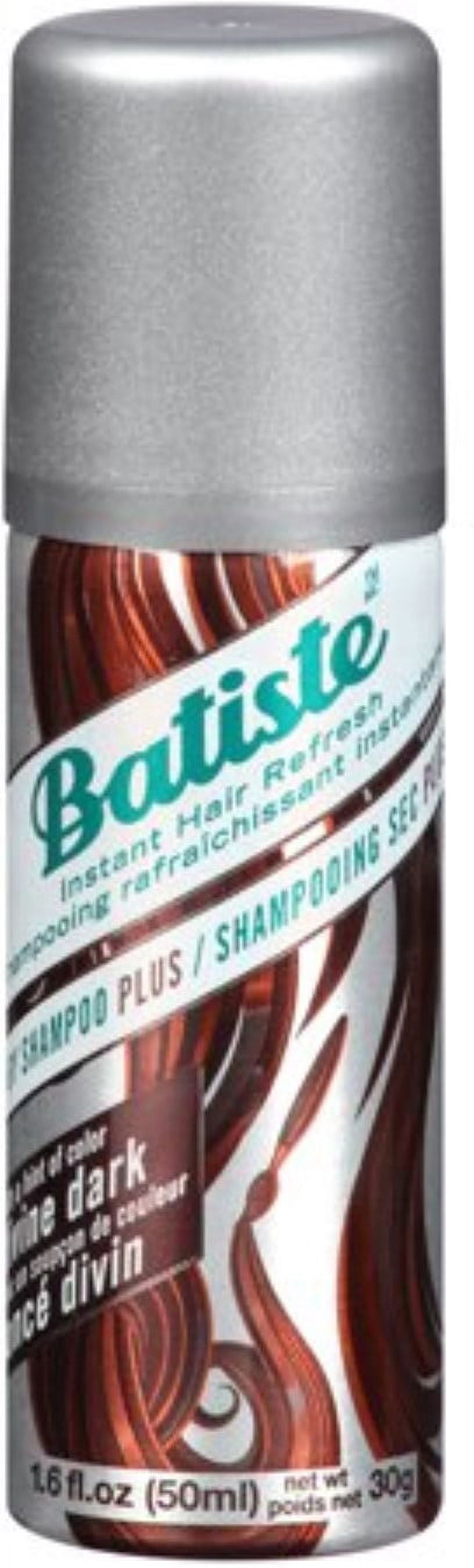 Batiste Dry Shampoo Divine Dark Mini Travel Size 1.6 oz (Pack of 4)