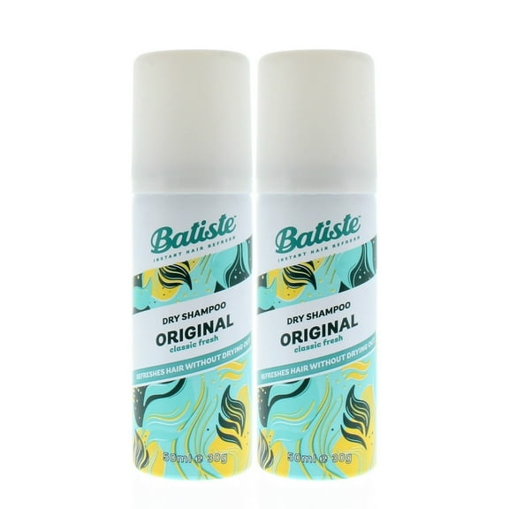Batiste Dry Shampoo Original Classic Fresh 50ml 2-Pack Oil Control Texture