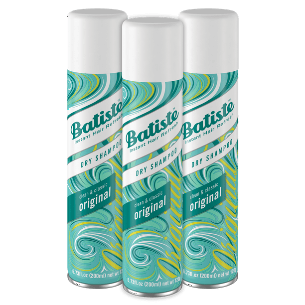 Batiste Dry Shampoo, Original Fragrance, 6.73 Fl. Oz., 3 Pack