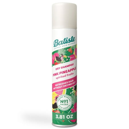 Batiste Pink Pineapple Dry Shampoo, Instantly Refresh Hair & Absorb Oil Between Washes, 3.81 oz