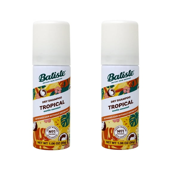 Batiste Dry Shampoo Tropical Exotic Coconut 1.06 oz (Pack of 2)