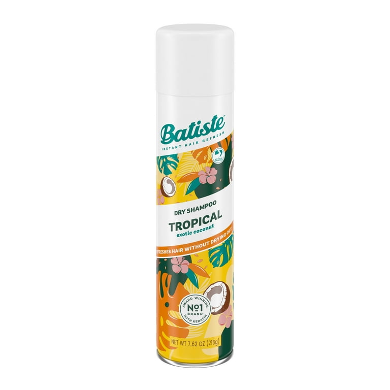 Ombord En eller anden måde Lærd Batiste Dry Shampoo, Tropical Fragrance, 7.62 OZ.- Packaging May Vary -  Walmart.com