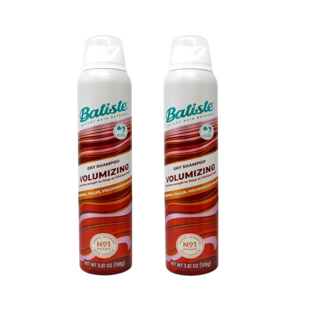 Batiste Dry Shampoo, Volumizing, 3.81 OZ. Pack of 2