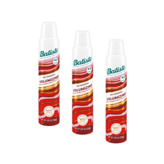 Batiste Dry Shampoo, Volumizing, 3.81 OZ. Pack of 3