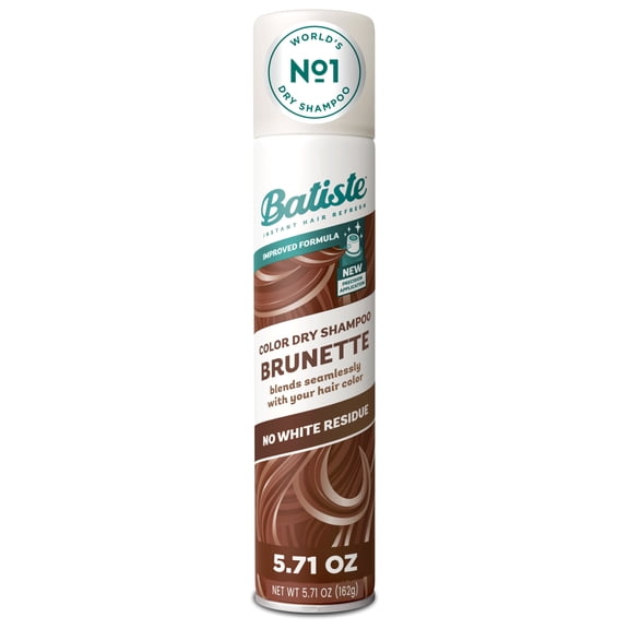 Batiste Dry Shampoo for Brunette Hair, Refresh Hair & Absorb Oil, 5.71 oz