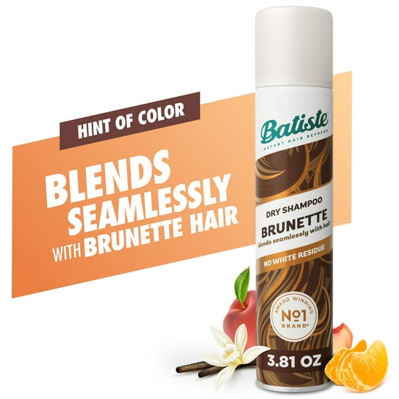 Batiste Dry Shampoo for Brunette Hair, Refresh Hair Between Washes, Adds Texture and Body, 3.81 oz
