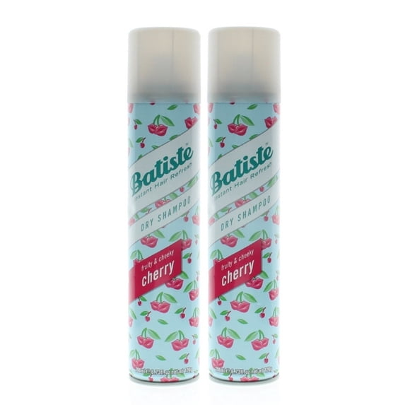 Batiste Instant Hair Refresh Dry Shampoo Fruity & Cheeky Cherry 6.73oz / 200ml (2-Pack)
