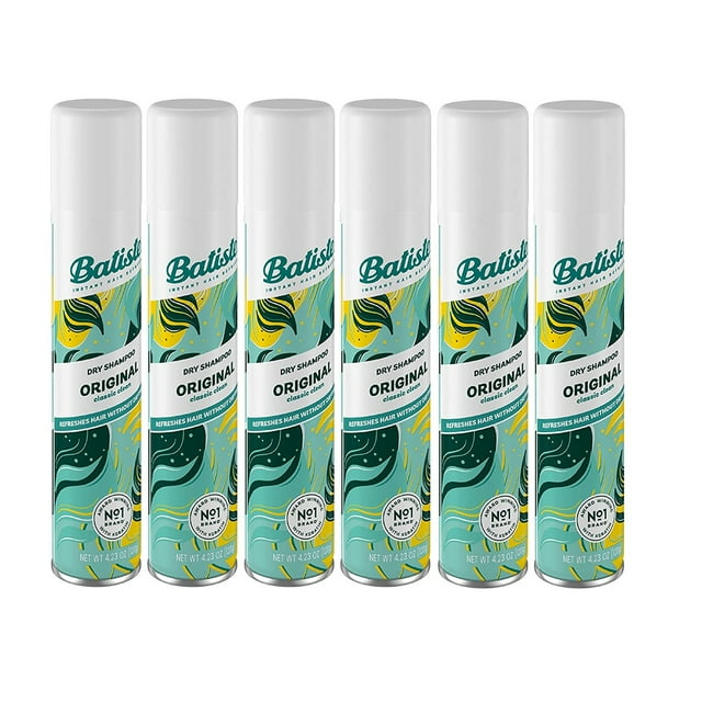 Batiste Instant hair refresh Dry Shampoo, Clean and Classic Original, 6
