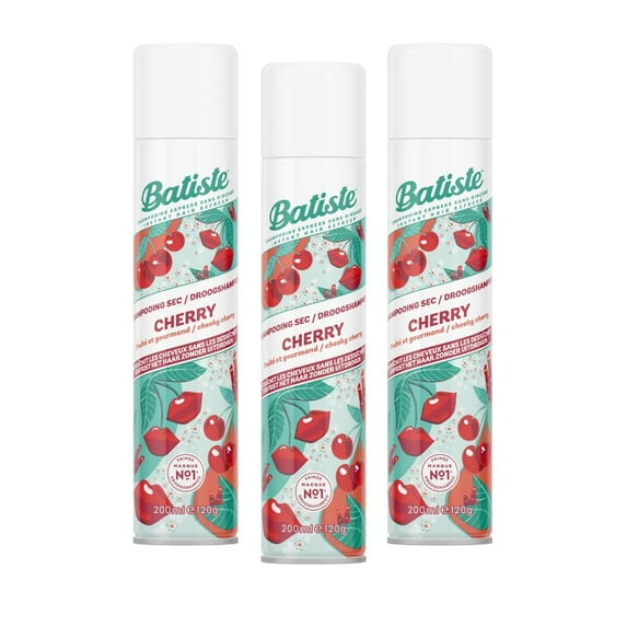 Batiste Shampoo Dry Cherry 6.73 Ounce 200ml 3 Pack