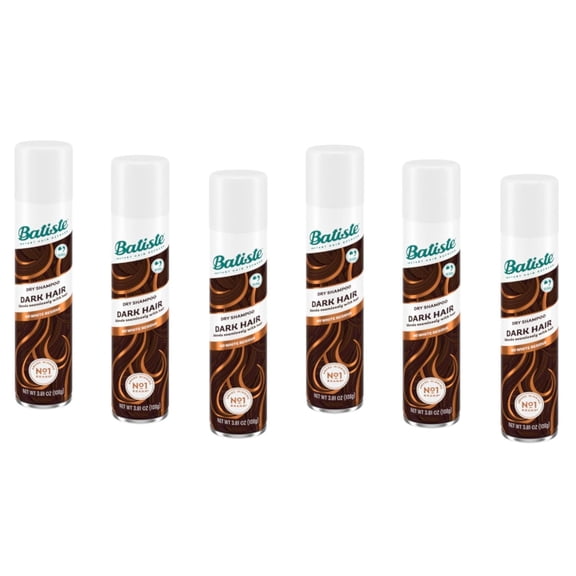Batiste Shampoo Dry Divine Dark 6.73 Ounce 199ml 6 Pack
