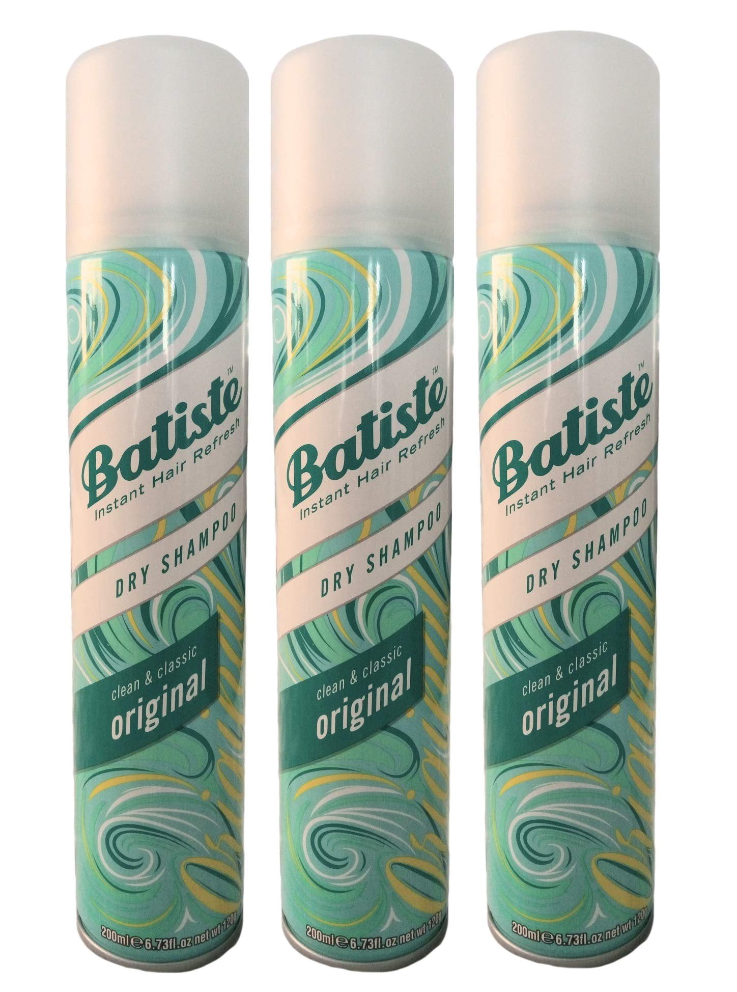 Batiste Shampoo Dry Original 6.73 Ounce 199ml 3 Pack