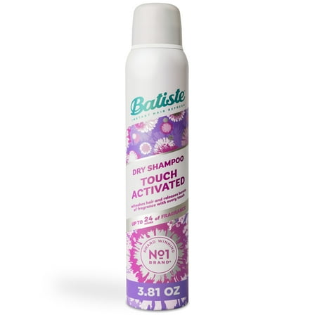 Batiste Touch Activated Dry Shampoo, Absorbs Oil with Scent Releasing Technology, 3.81 oz