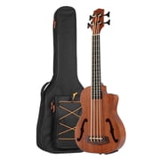 Batking Ubass Electric Ukulele Bass, 30-Inch Baritone Guitar Acoustic-Electric Bass Ukulele with Gig Bag Ukulele For Adults Baritone Ukulele