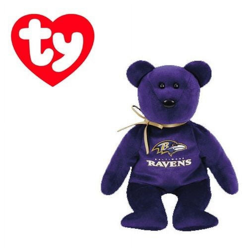 Batlimore Ravens NFL Beanie Baby Teddy Bear by TY 41717