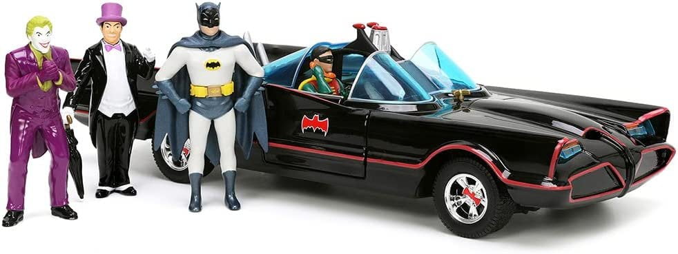 JADA TOYS 1966 Original Batman Diecast Batmobile with