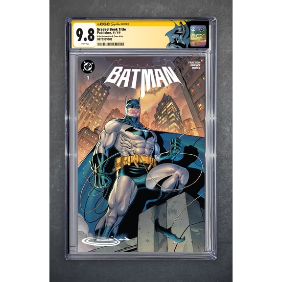 Batman 1 CGC Signature Series 9.8 *Batman Custom Label* Sajad Shah Variant A Trade LTD 1000