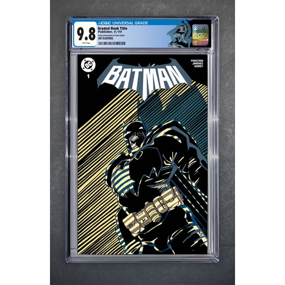 Batman 1 CGC Universal Series 9.8 *Batman Custom Label* Frank Miller Variant A Trade LTD 1000