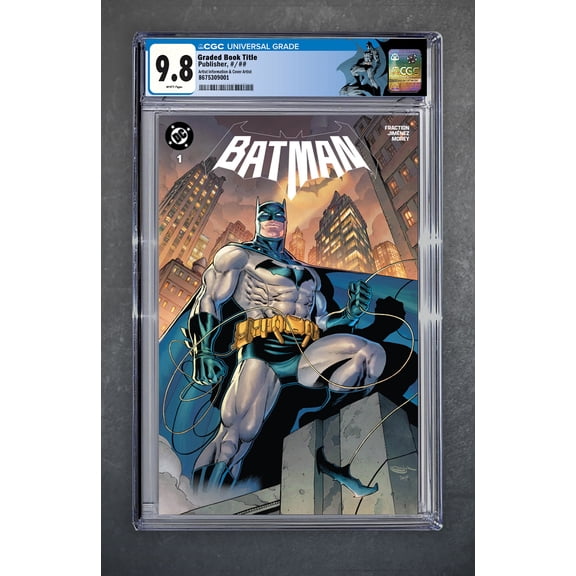 Batman 1 CGC Universal Series 9.8 *Batman Custom Label* Sajad Shah Variant A Trade LTD 1000
