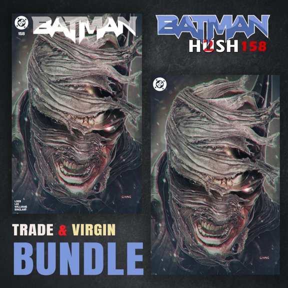 Batman 158 BUNDLE John Giang includes Variant A Trade + Variant B Virgin