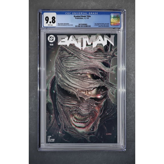 Batman 158 CGC Universal Series 9.8 John Giang Variant A Trade LTD 3000 Hush 2 H2sh