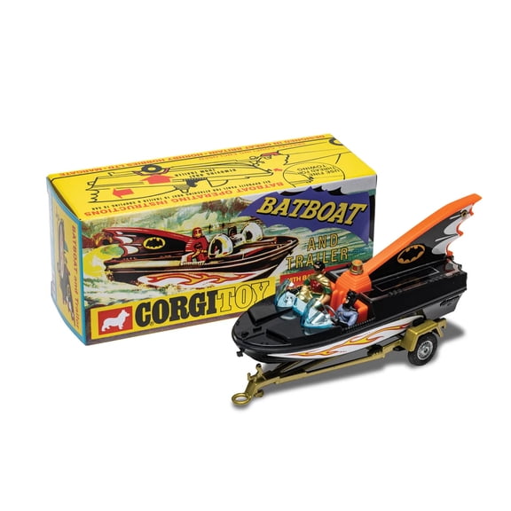 Batman 1966 - Bat Boat With Batman & Robin Corgi UK (Reissue)