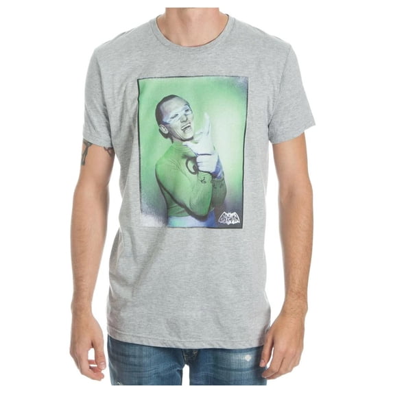 Batman 1966 Riddler Men's Black Tee Shirt T-Shirt-Medium